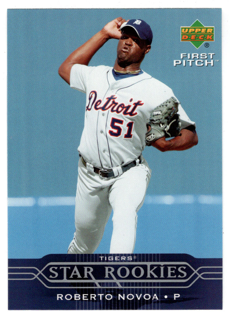 Roberto Novoa - Detroit Tigers - Star Rookies (MLB Baseball Card) 2005 Upper Deck First Pitch # 236 Mint