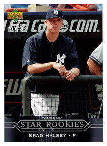 Brad Halsey - New York Yankees - Star Rookies (MLB Baseball Card) 2005 Upper Deck First Pitch # 241 Mint