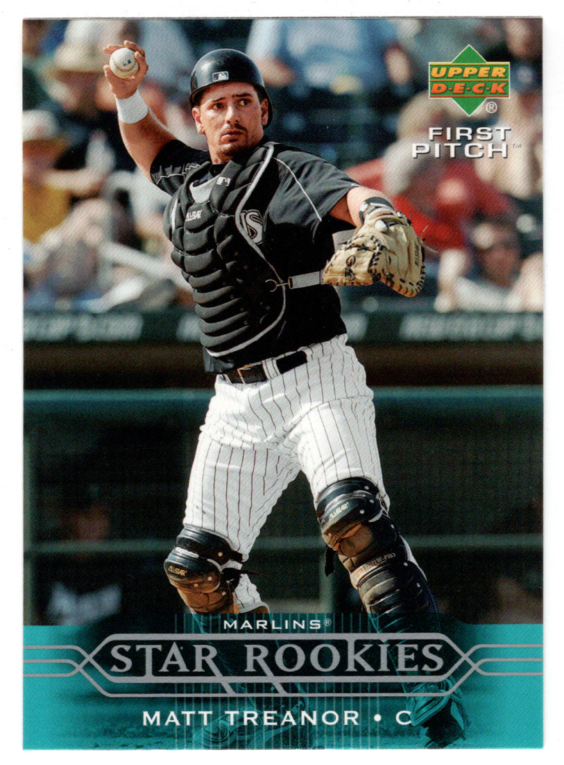 Matt Treanor - Florida Marlins - Star Rookies (MLB Baseball Card) 2005 Upper Deck First Pitch # 252 Mint
