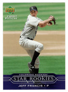 Jeff Francis - Colorado Rockies - Star Rookies (MLB Baseball Card) 2005 Upper Deck First Pitch # 253 Mint