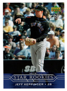 Jeff Keppinger - New York Mets - Star Rookies (MLB Baseball Card) 2005 Upper Deck First Pitch # 259 Mint