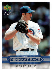 Mark Prior - Chicago Cubs - Pennant Race (MLB Baseball Card) 2005 Upper Deck First Pitch # 293 Mint