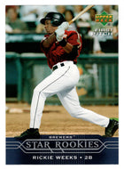 Rickie Weeks SP - Milwaukee Brewers - Star Rookies (MLB Baseball Card) 2005 Upper Deck First Pitch # 310 Mint