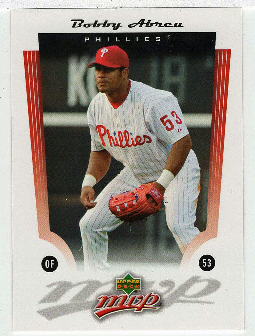 Bobby Abreu - Philadelphia Phillies (MLB Baseball Card) 2005 Upper Deck MVP # 10 Mint