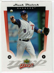 Hank Blalock - Texas Rangers (MLB Baseball Card) 2005 Upper Deck MVP # 31 Mint