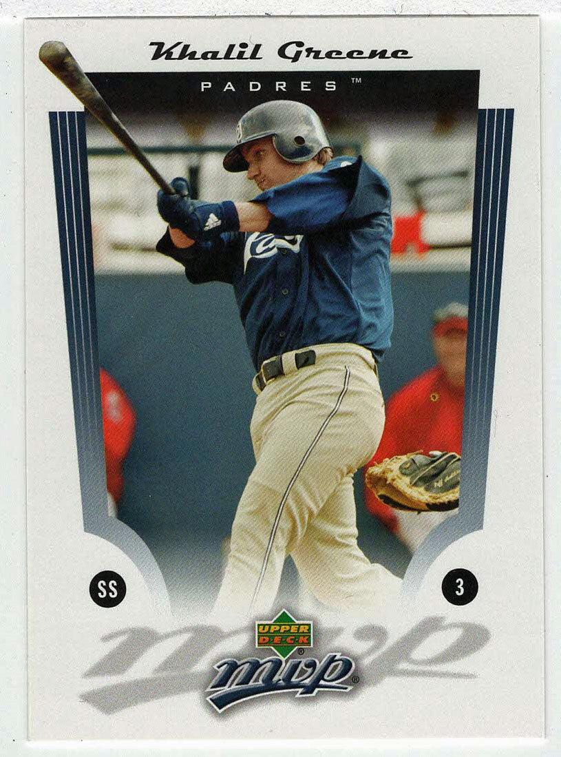 Khalil Greene - San Diego Padres (MLB Baseball Card) 2005 Upper Deck MVP # 54 Mint