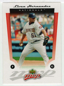 Livan Hernandez - Washington Nationals (MLB Baseball Card) 2005 Upper Deck MVP # 56 Mint