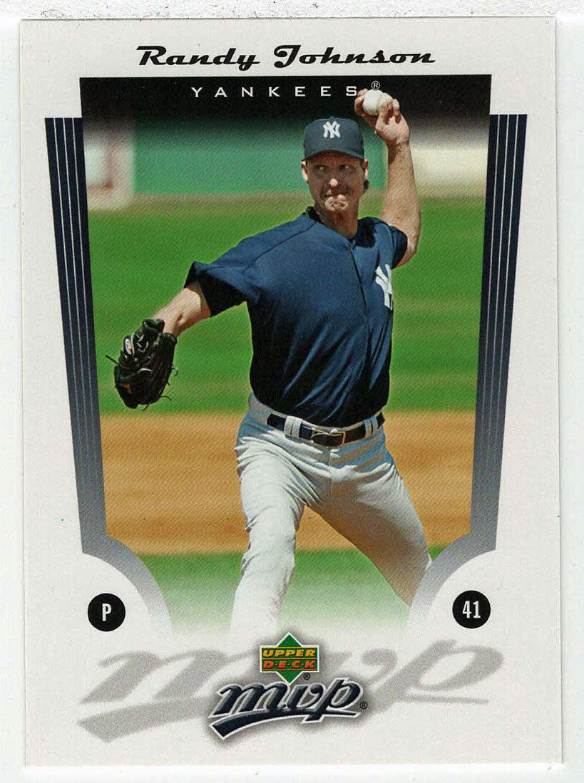 Randy Johnson - New York Yankees (MLB Baseball Card) 2005 Upper Deck MVP # 74 Mint