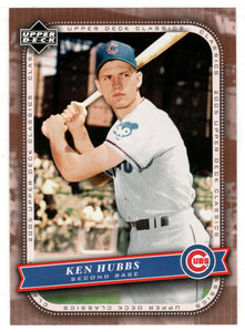 Ken Hubbs - Chicago Cubs (MLB Baseball Card) 2005 Upper Deck Classics # 14 Mint