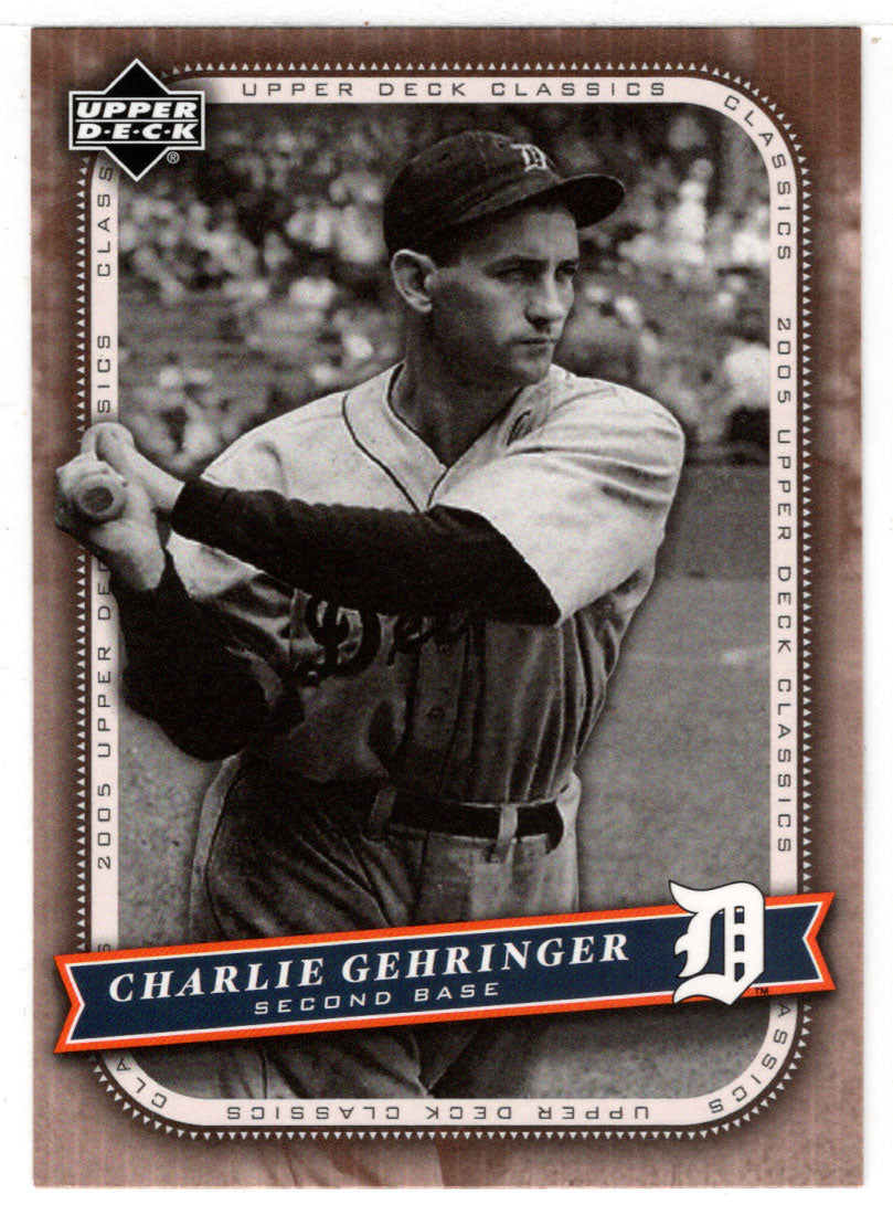 Charlie Gehringer - Detroit Tigers (MLB Baseball Card) 2005 Upper Deck Classics # 21 Mint