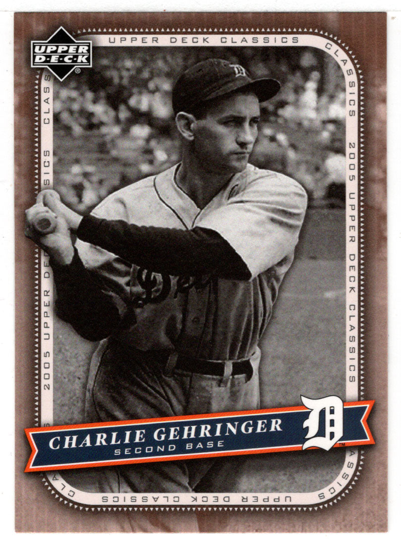 Charlie Gehringer - Detroit Tigers (MLB Baseball Card) 2005 Upper Deck  Classics # 21 Mint