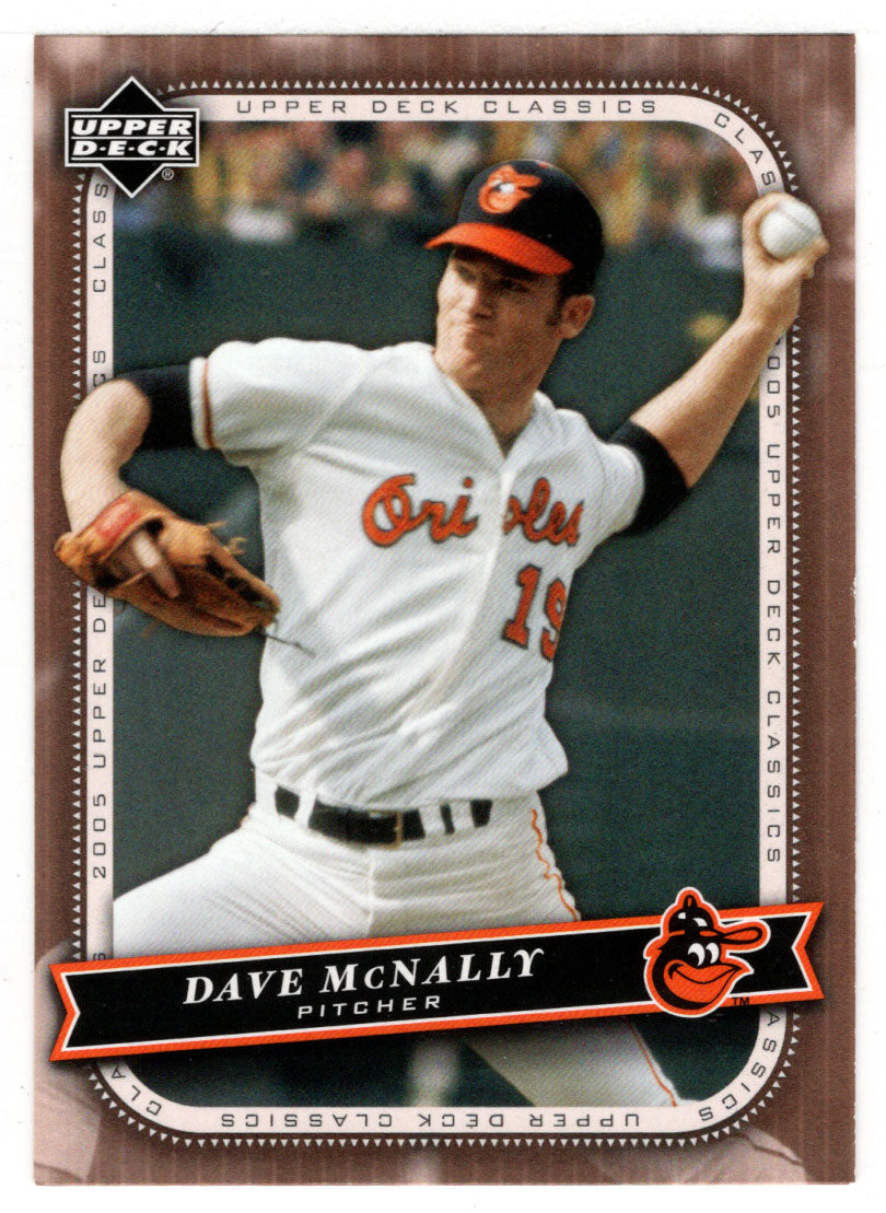 Dave McNally - Baltimore Orioles (MLB Baseball Card) 2005 Upper