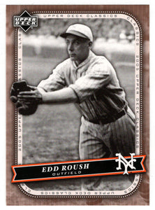 Edd Roush - New York Giants (MLB Baseball Card) 2005 Upper Deck Classics # 30 Mint