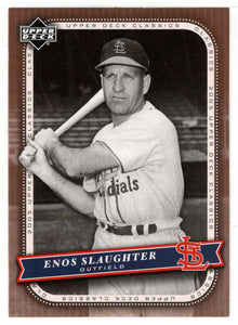 Enos Slaughter - St. Louis Cardinals (MLB Baseball Card) 2005 Upper Deck Classics # 32 Mint