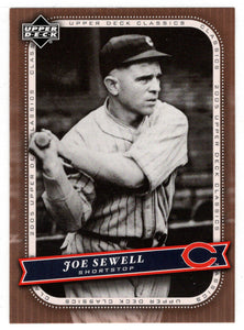 Joe Sewell - Cleveland Indians (MLB Baseball Card) 2005 Upper Deck Classics # 54 Mint