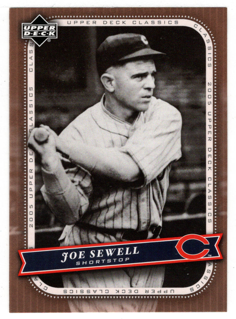 Joe Sewell - Cleveland Indians (MLB Baseball Card) 2005 Upper Deck Cla –  PictureYourDreams