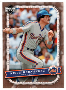Keith Hernandez - New York Mets (MLB Baseball Card) 2005 Upper Deck Classics # 60 Mint