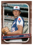 Phil Niekro - Atlanta Braves (MLB Baseball Card) 2005 Upper Deck Classics # 76 Mint