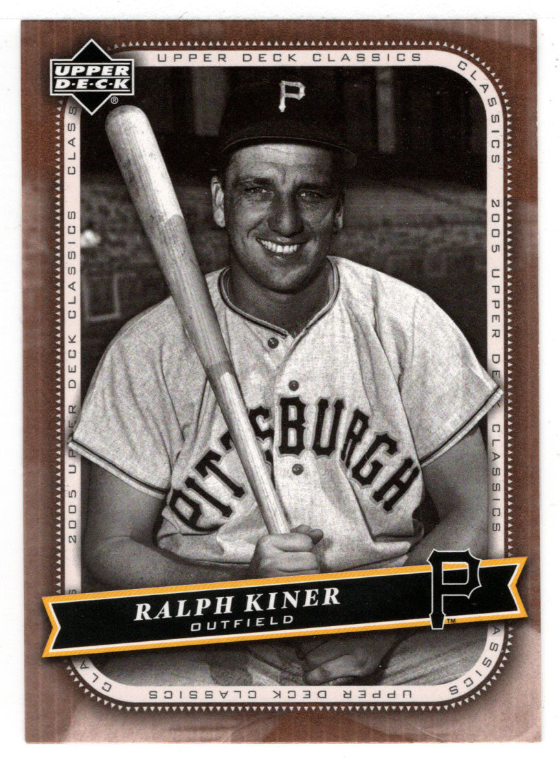 Ralph Kiner - Pittsburgh Pirates (MLB Baseball Card) 2005 Upper Deck Classics # 78 Mint