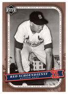 Red Schoendienst - St. Louis Cardinals (MLB Baseball Card) 2005 Upper Deck Classics # 80 Mint