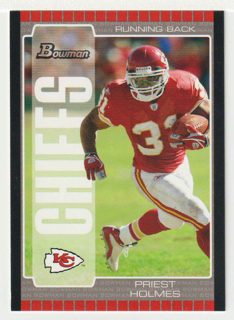 Priest Holmes - Kansas City Chiefs (NFL Football Card) 2005 Bowman # 3 Mint