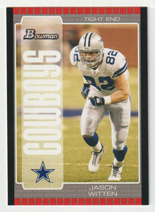 Jason Witten - Dallas Cowboys (NFL Football Card) 2005 Bowman # 18 Mint
