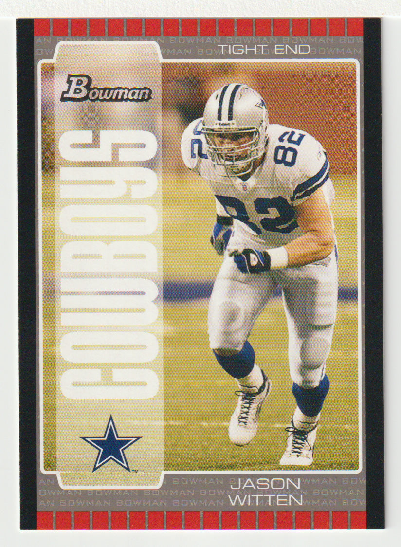 Jason Witten - Dallas Cowboys (NFL Football Card) 2005 Bowman # 18 Mint