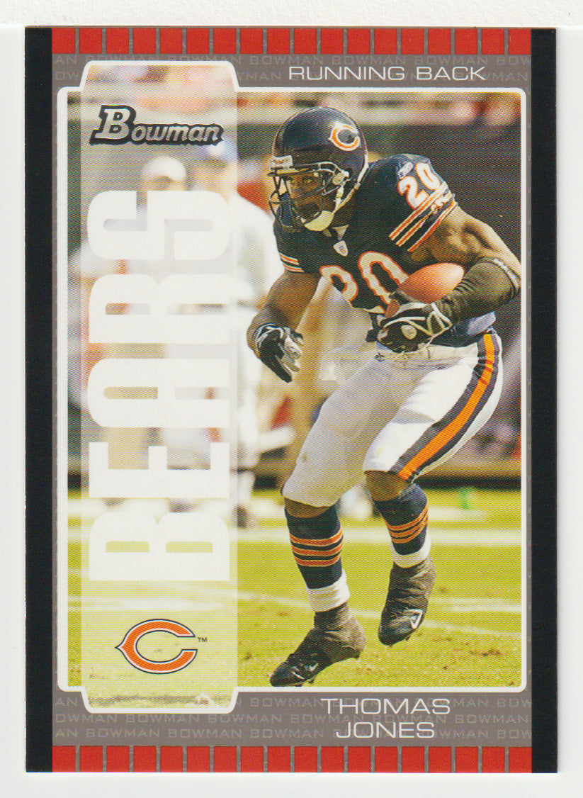 Thomas Jones - Chicago Bears (NFL Football Card) 2005 Bowman # 20 Mint
