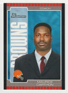 Maurice Carthon - Cleveland Browns - Coach (NFL Football Card) 2005 Bowman # 22 Mint