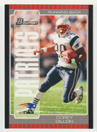 Corey Dillon - New England Patriots (NFL Football Card) 2005 Bowman # 28 Mint