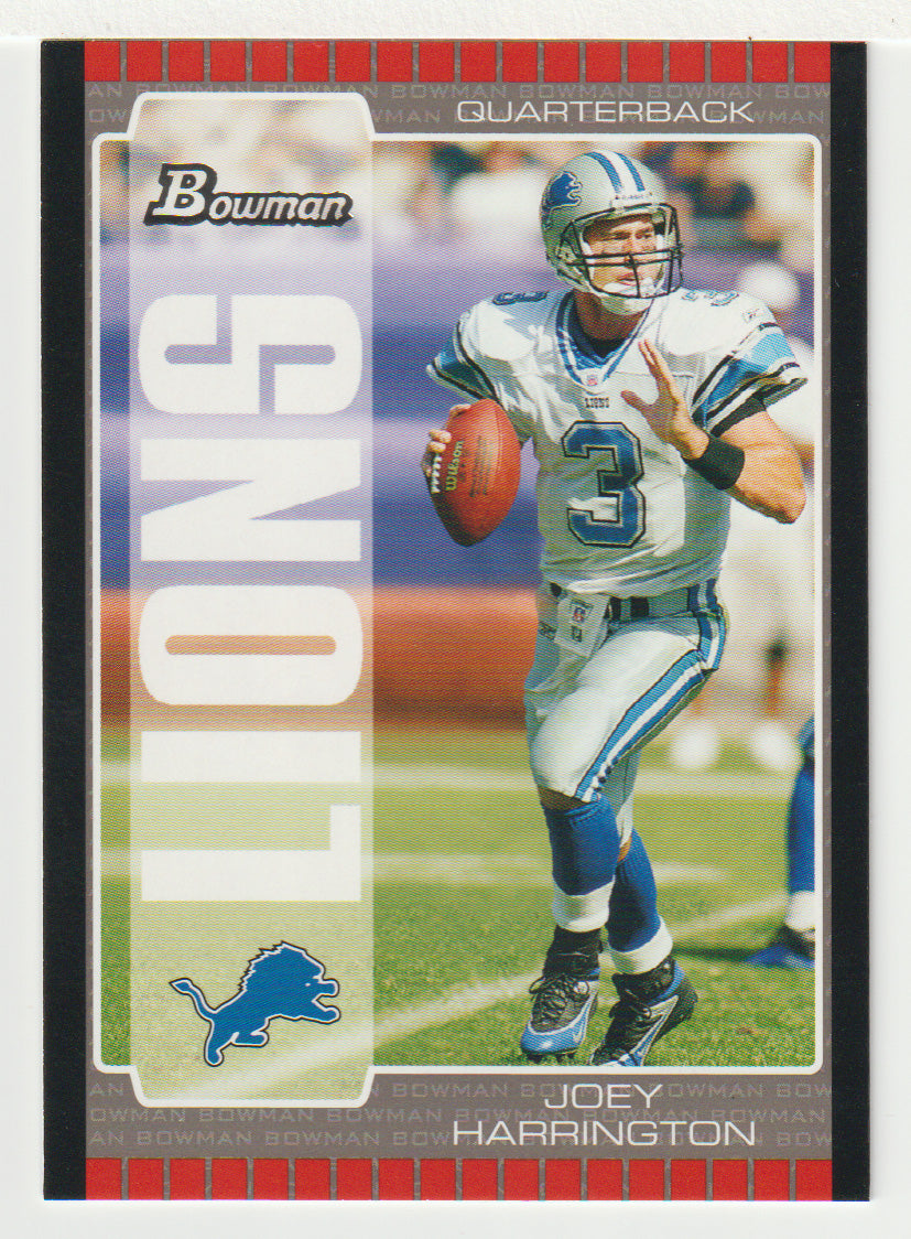 Joey Harrington - Detroit Lions (NFL Football Card) 2005 Bowman # 35 Mint