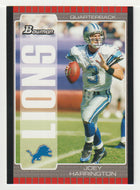 Joey Harrington - Detroit Lions (NFL Football Card) 2005 Bowman # 35 Mint