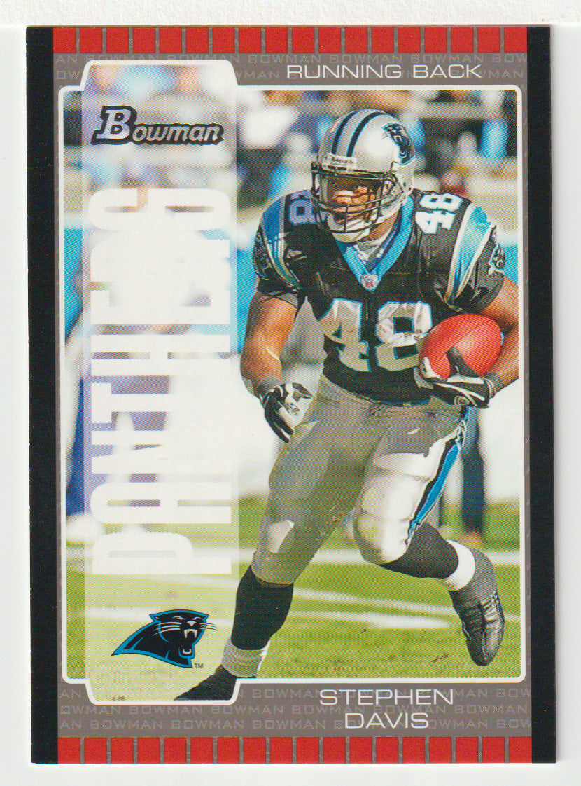 Stephen Davis - Carolina Panthers (NFL Football Card) 2005 Bowman # 39 Mint