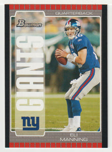 Eli Manning - New York Giants (NFL Football Card) 2005 Bowman # 40 Mint