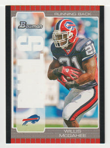 Willis McGahee - Buffalo Bills (NFL Football Card) 2005 Bowman # 44 Mint