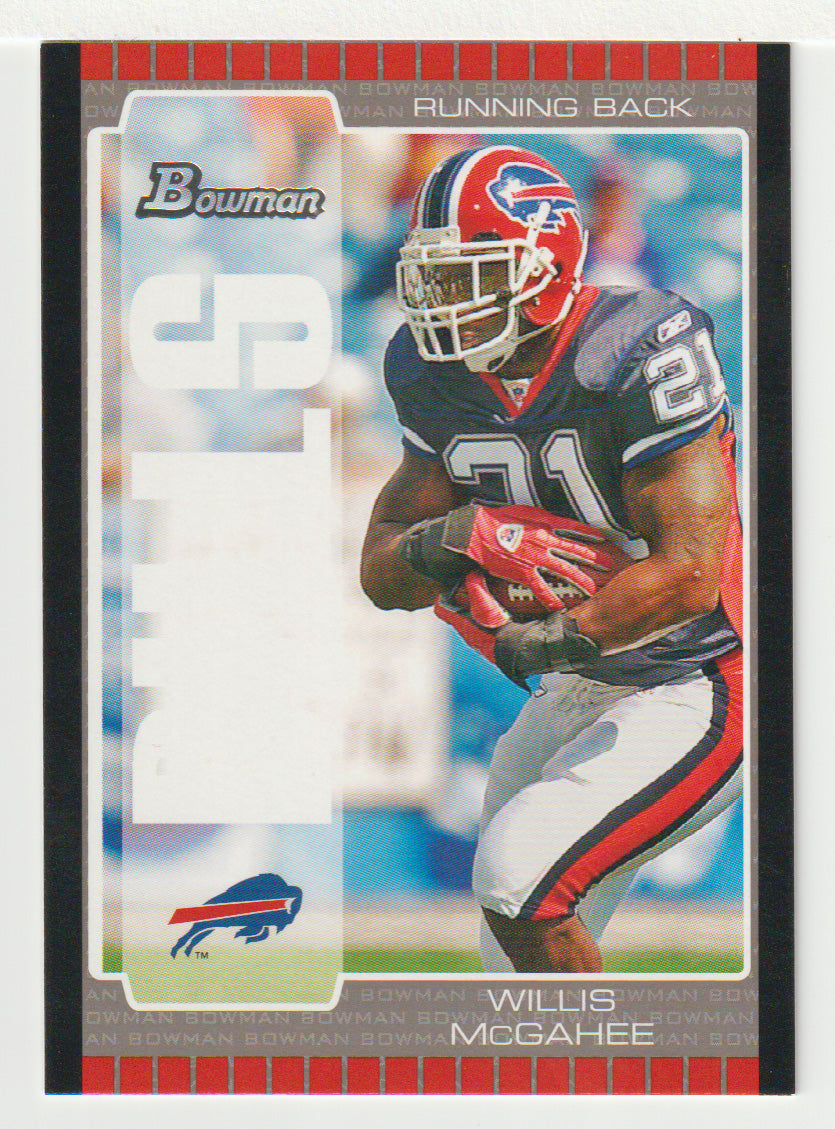 Willis McGahee - Buffalo Bills (NFL Football Card) 2005 Bowman # 44 Mint