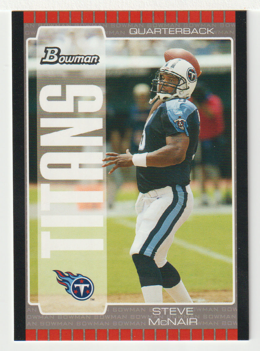 Steve McNair - Tennessee Titans (NFL Football Card) 2005 Bowman # 45 Mint