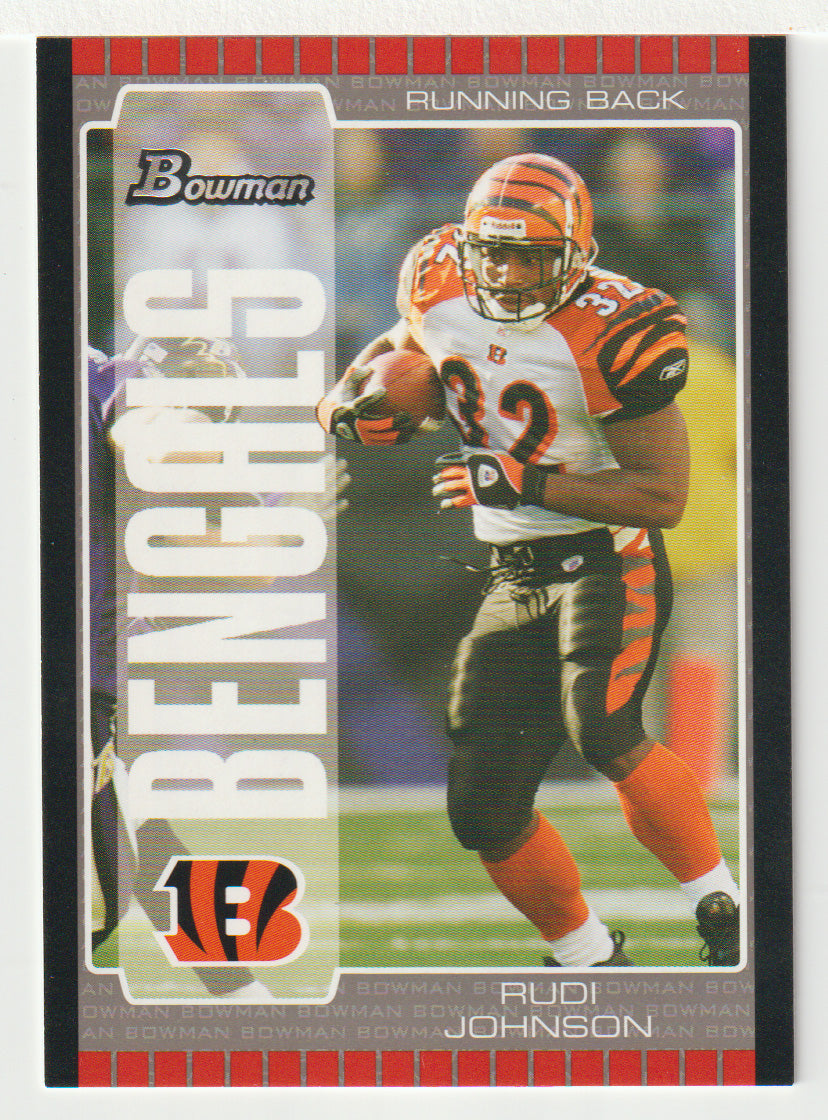 Rudi Johnson - Cincinnati Bengals (NFL Football Card) 2005 Bowman # 47 Mint