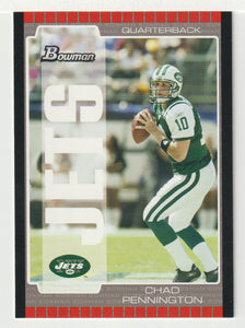 Chad Pennington - New York Jets (NFL Football Card) 2005 Bowman # 49 Mint