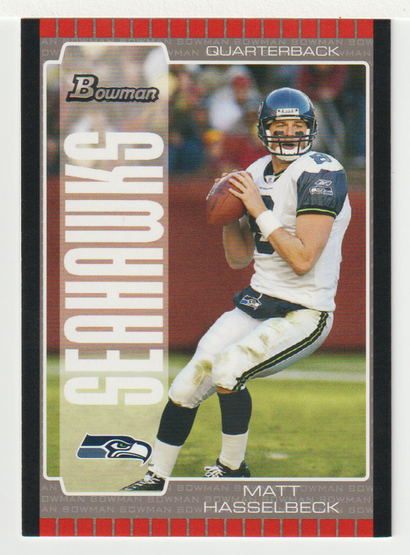 Matt Hasselbeck - Seattle Seahawks (NFL Football Card) 2005 Bowman # 57 Mint