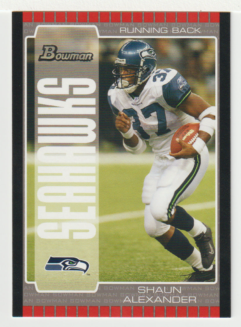 Shaun Alexander - Seattle Seahawks (NFL Football Card) 2005 Bowman # 65 Mint