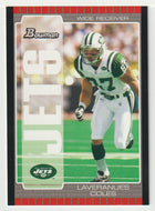 Laveranues Coles - New York Jets (NFL Football Card) 2005 Bowman # 68 Mint