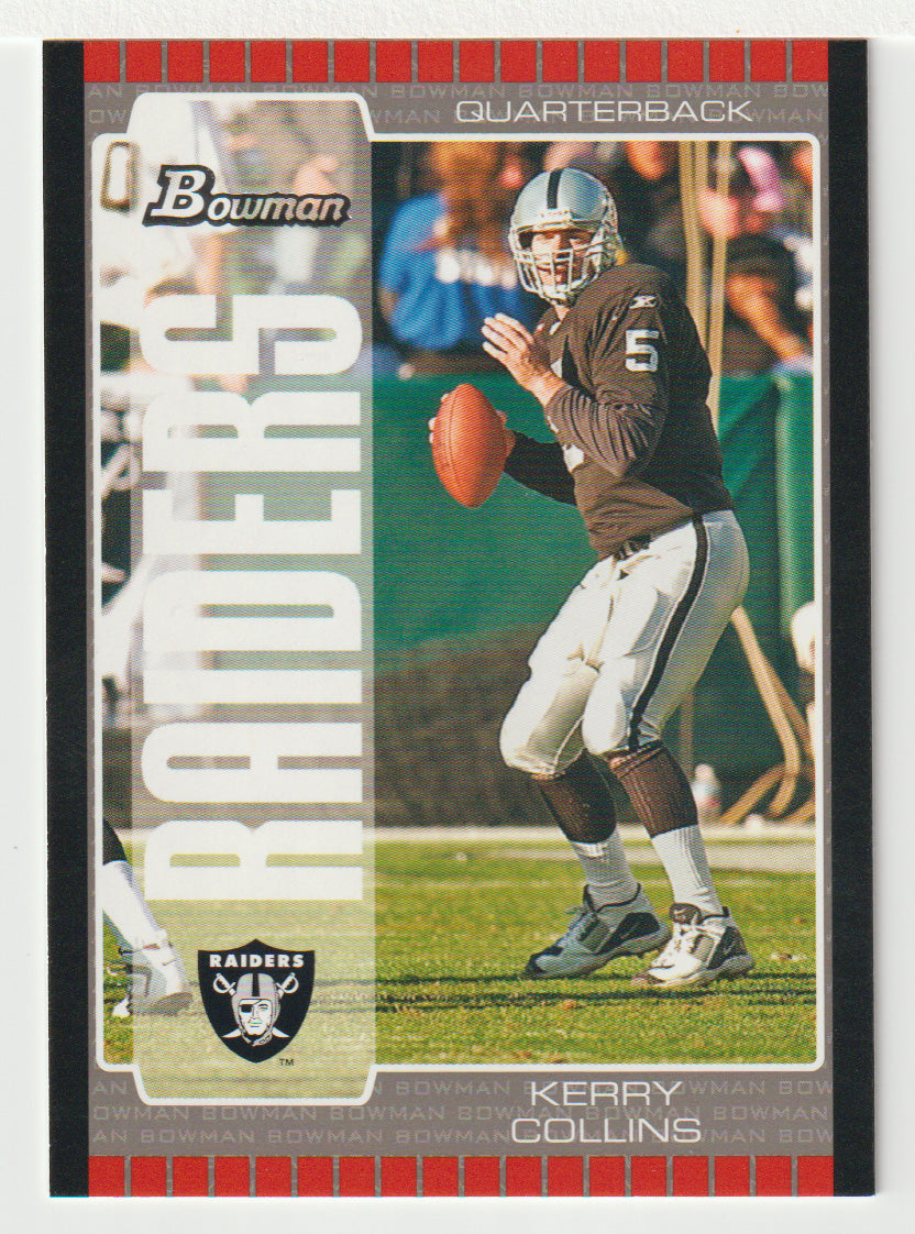 Kerry Collins - Oakland Raiders (NFL Football Card) 2005 Bowman # 75 Mint