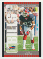 Lee Evans - Buffalo Bills (NFL Football Card) 2005 Bowman # 83 Mint