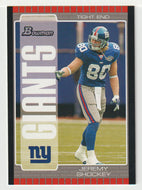 Jeremy Shockey - New York Giants (NFL Football Card) 2005 Bowman # 85 Mint