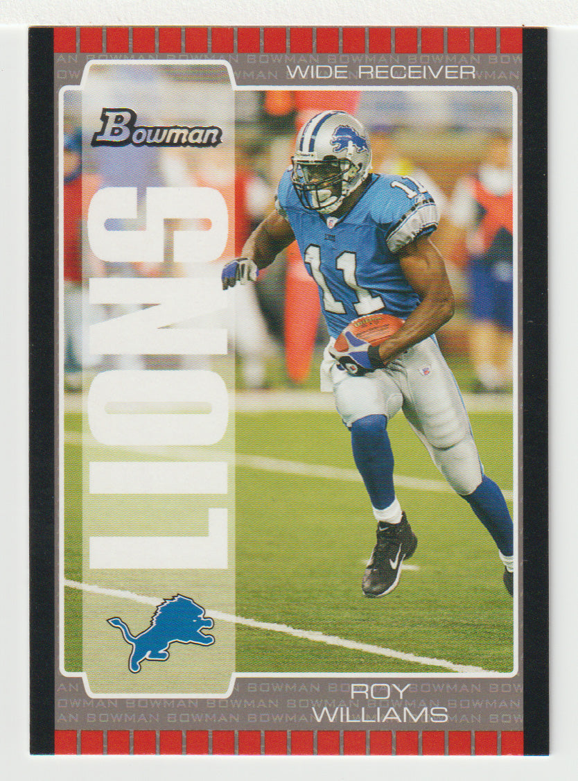 Roy Williams - Detroit Lions (NFL Football Card) 2005 Bowman # 94 Mint