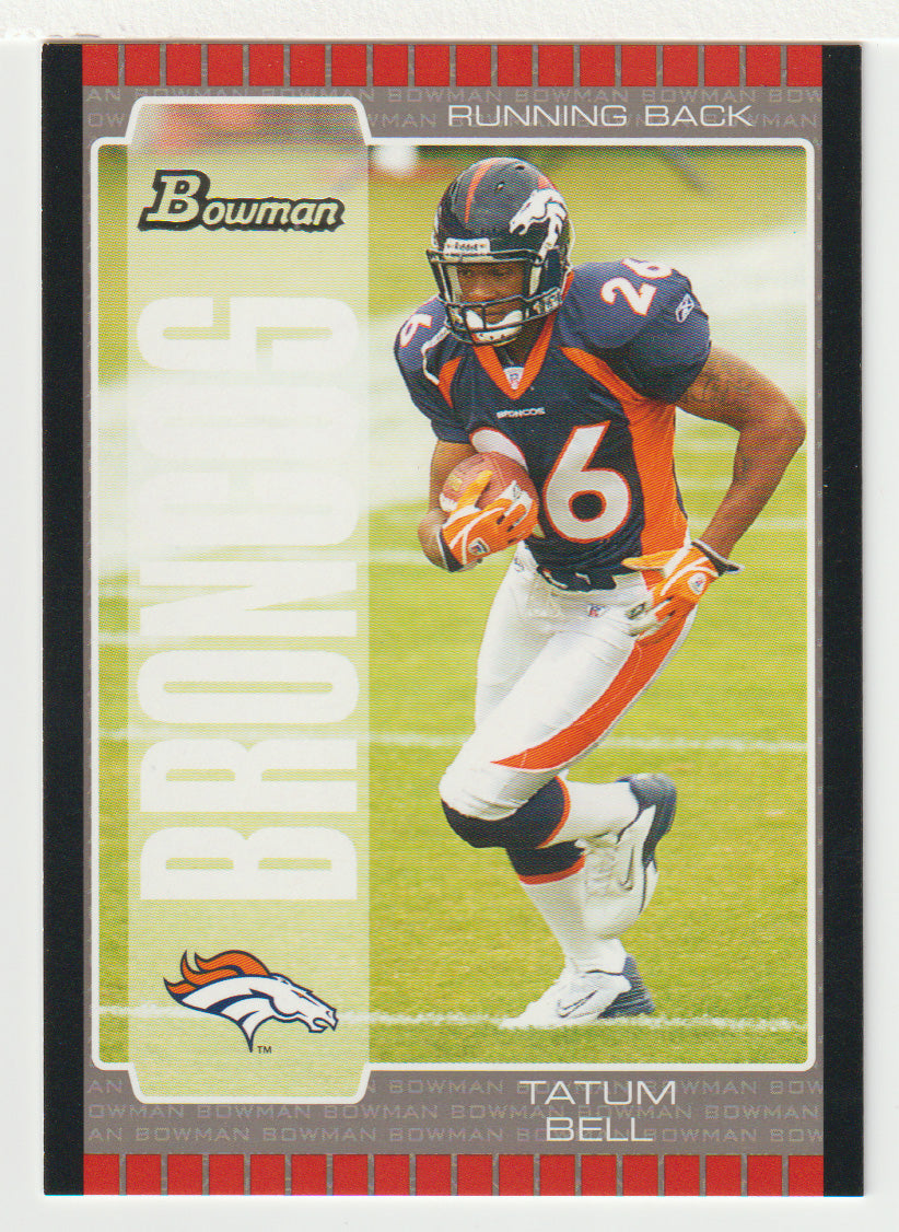 Tatum Bell - Denver Broncos (NFL Football Card) 2005 Bowman # 96 Mint