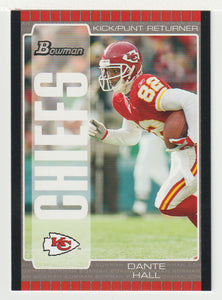 Dante Hall - Kansas City Chiefs (NFL Football Card) 2005 Bowman # 98 Mint