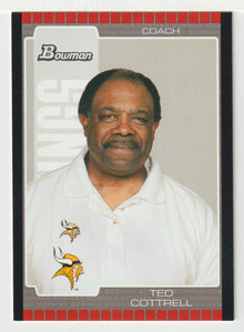 Ted Cottrell RC - Minnesota Vikings - Coach (NFL Football Card) 2005 Bowman # 110 Mint