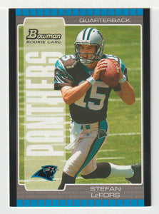 Stefan LeFors RC - Carolina Panthers (NFL Football Card) 2005 Bowman # 121 Mint